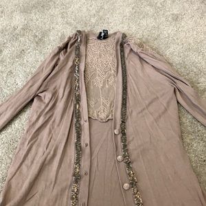Woman’s sparkle edge cardigan